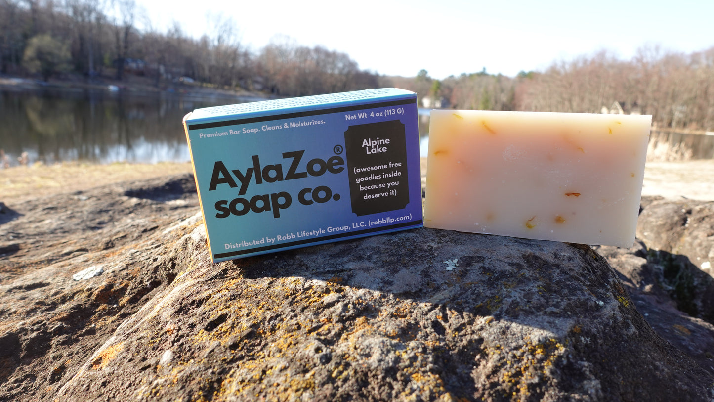 AylaZoe Soap Co. - Alpine Lake 4oz Bar Soap