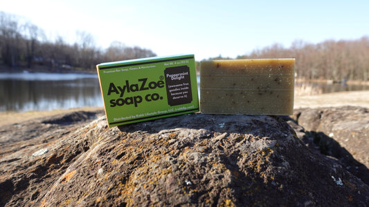 AylaZoe Soap Co. - Peppermint Delight 4oz Bar Soap