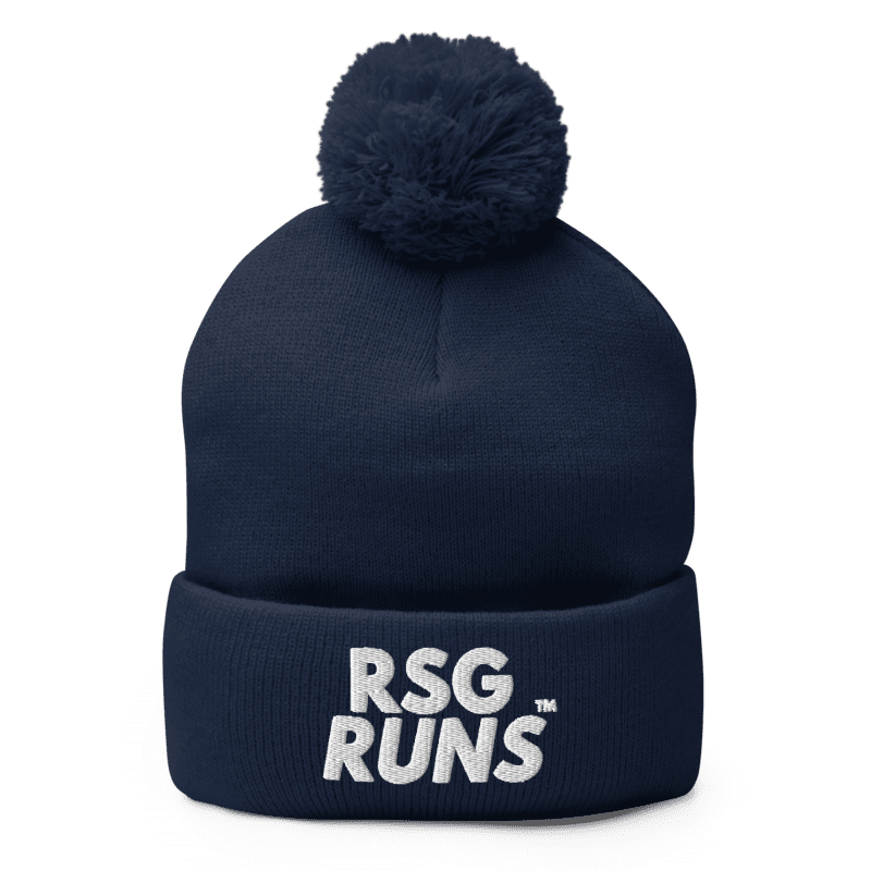 RSG Runs Pom-Pom Knit Cap (Navy)