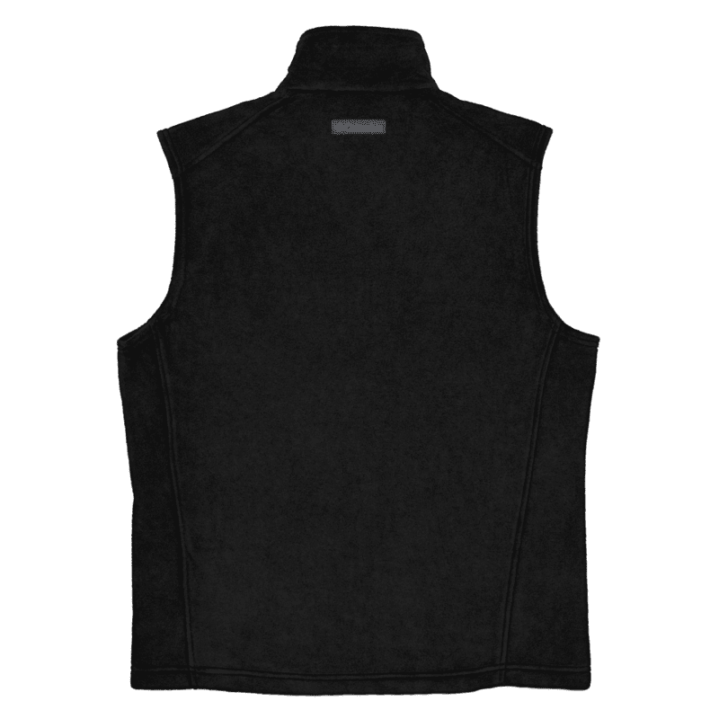Robb Ventures Embroidered Logo Men's Columbia Fleece Vest - Black