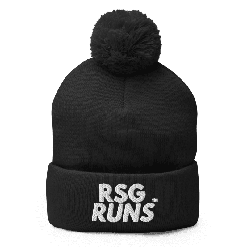 RSG Runs Pom-Pom Knit Cap (Black)