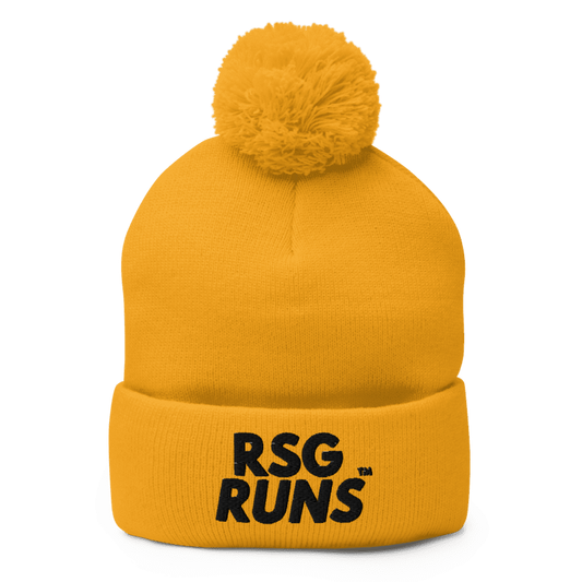RSG Runs Pom-Pom Knit Cap (Gold)