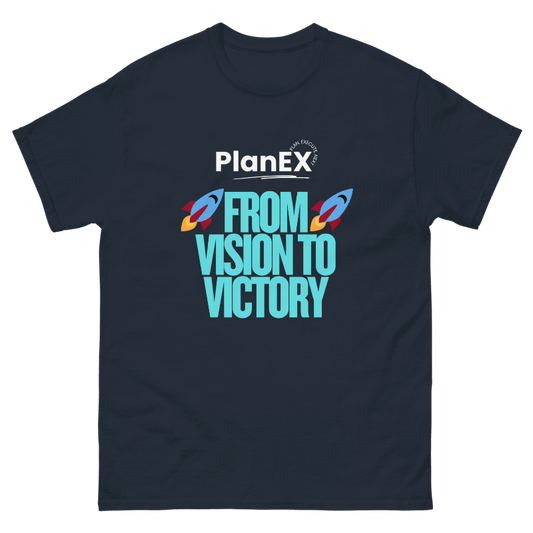PlanEX - From Vision To Victory T-Shirt (Navy)