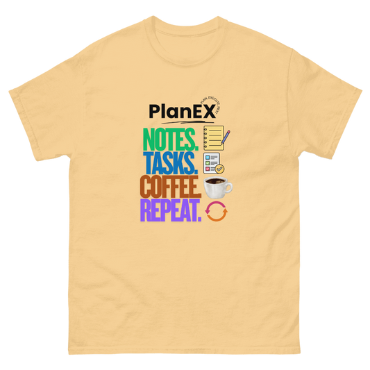 PlanEX - Notes. Tasks. Coffee T-Shirt (Yellow Haze)
