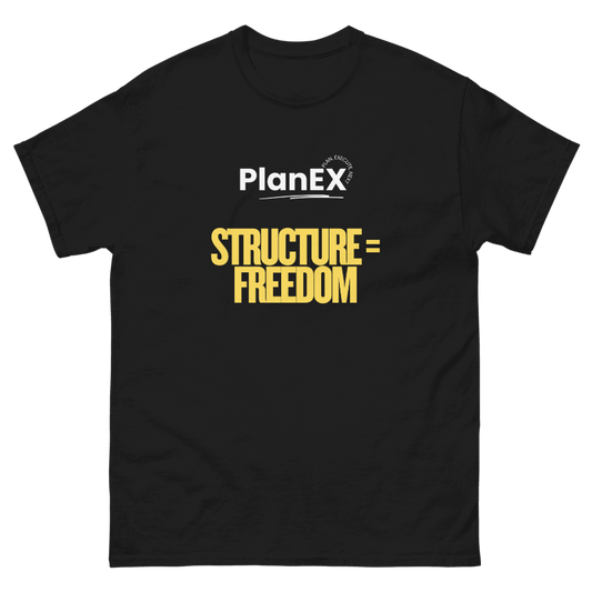 PlanEX - Structure = Freedom T-Shirt (Black)