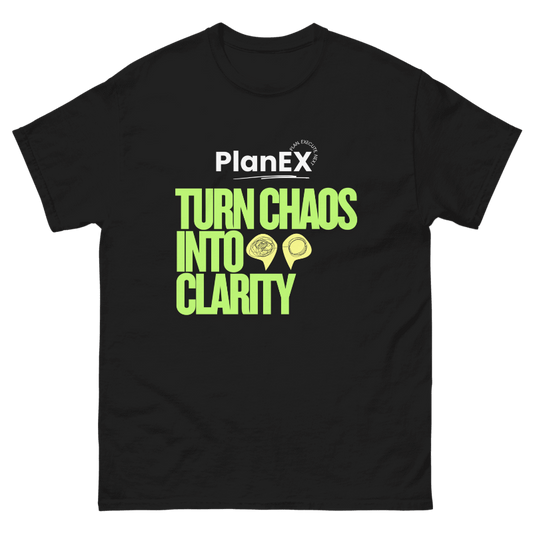 PlanEX - Turn Chaos Into Clarity T-Shirt (Black)