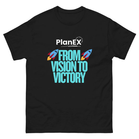 PlanEX - From Vision To Victory T-Shirt (Black)