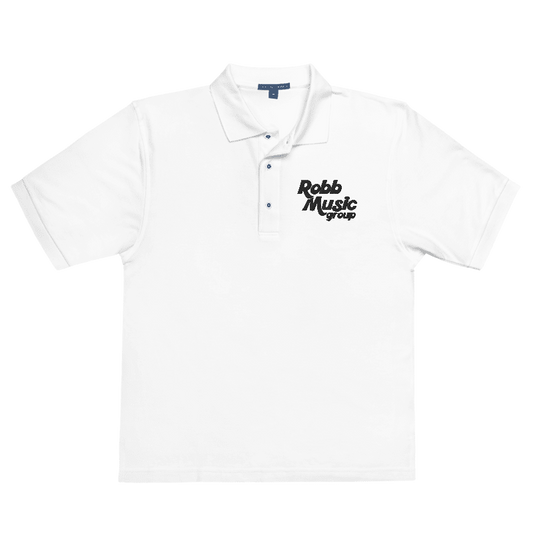 Robb Music Group Premium Polo Shirt - White