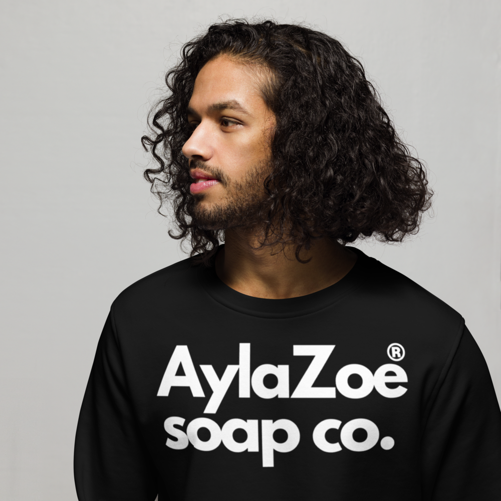 AylaZoe Unisex Organic Sweatshirt - Black