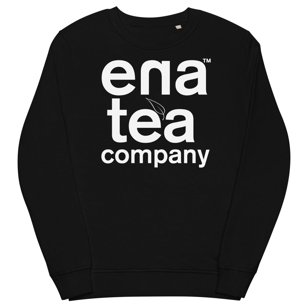 Ena Tea Company Unisex Organic Sweatshirt - Black