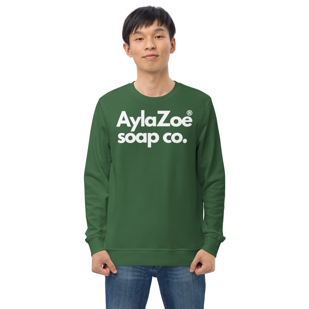 AylaZoe Unisex Organic Sweatshirt - Bottle Green