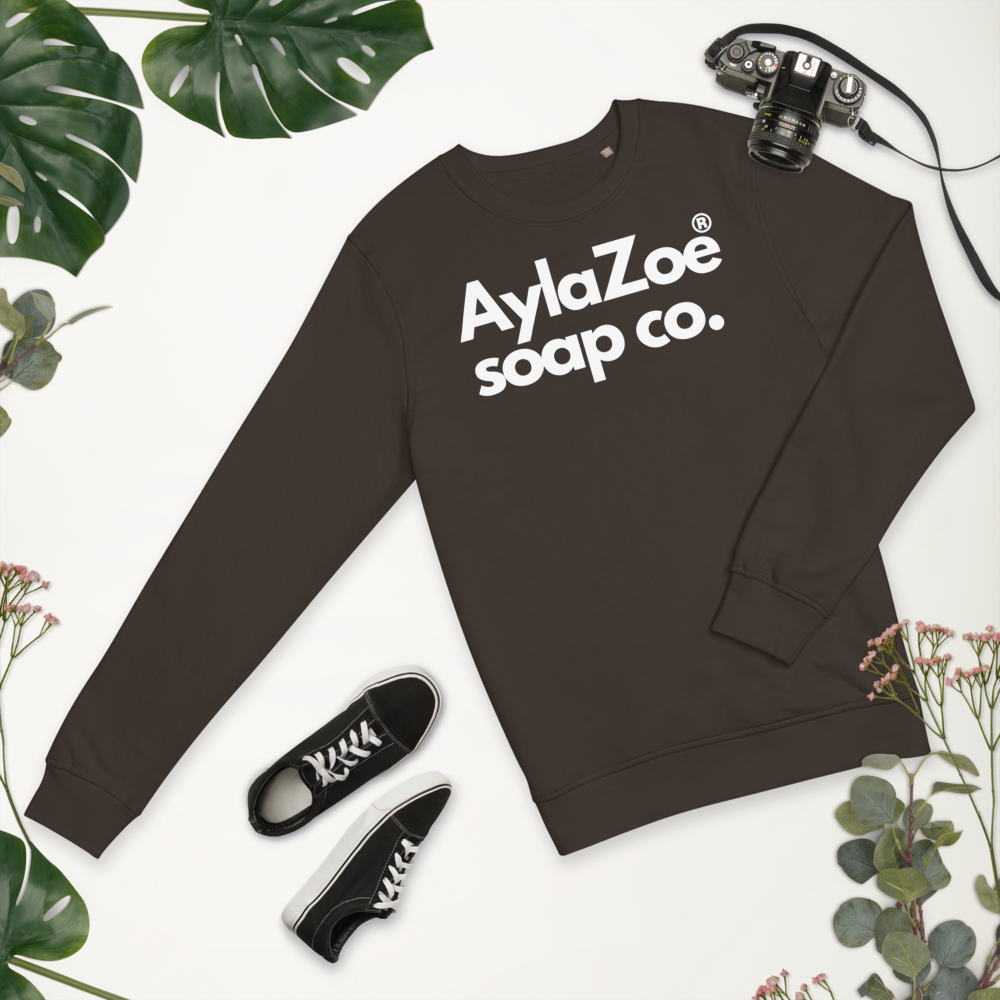 AylaZoe Unisex Organic Sweatshirt - Deep Charcoal Grey