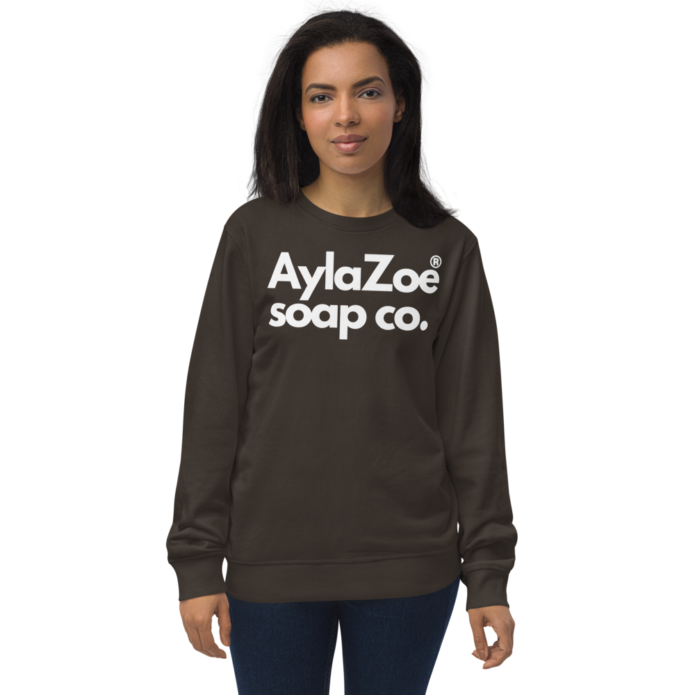AylaZoe Unisex Organic Sweatshirt - Deep Charcoal Grey