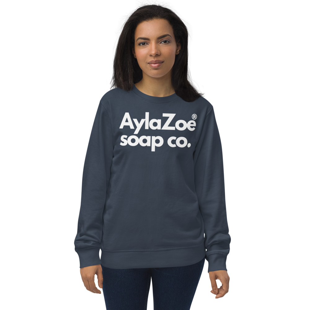 AylaZoe Unisex Organic Sweatshirt - French Navy