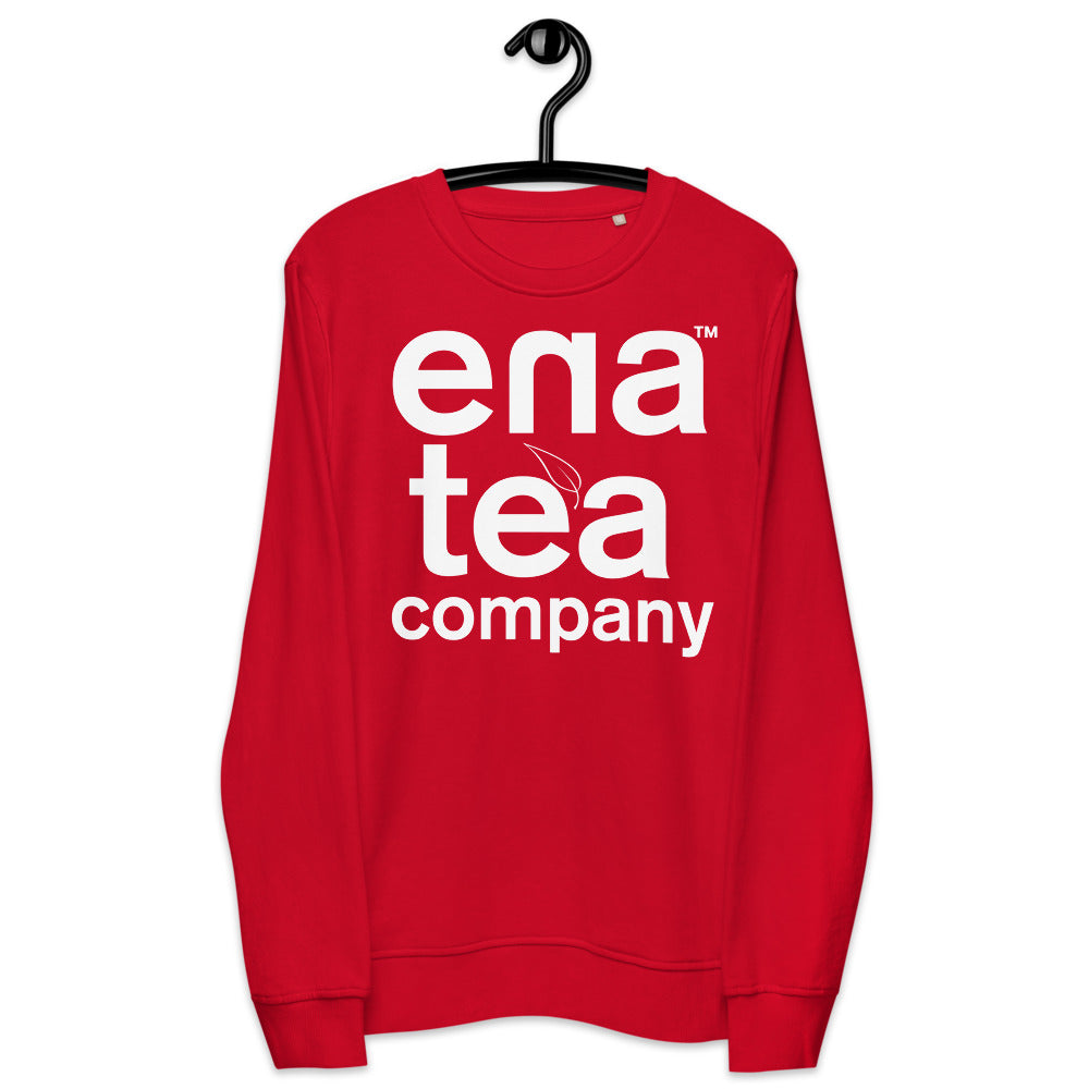 Ena Tea Company Unisex Organic Sweatshirt - Red