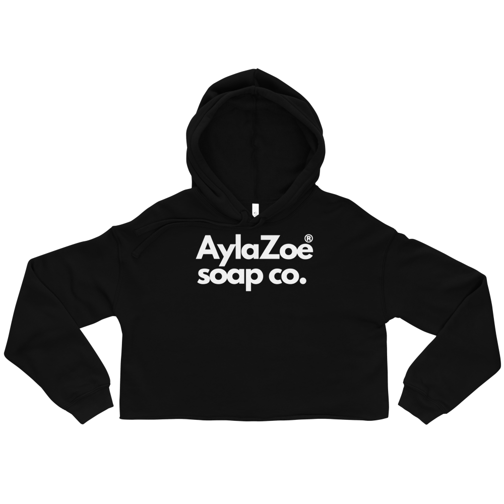 AylaZoe Soap Co. Cropped Hoodie - Black