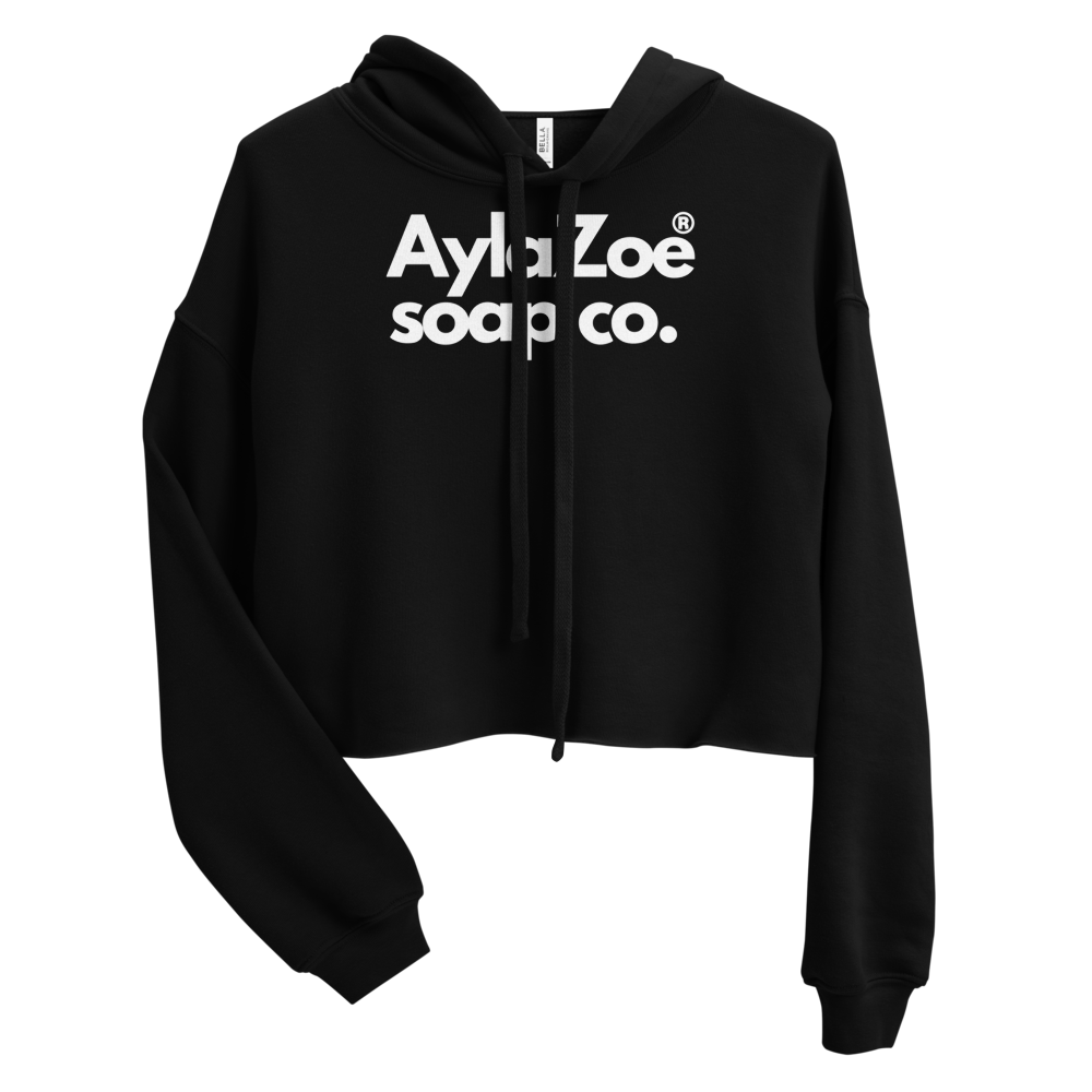 AylaZoe Soap Co. Cropped Hoodie - Black