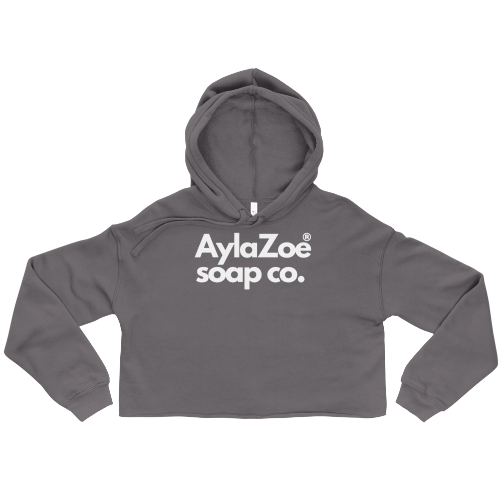 AylaZoe Soap Co. Cropped Hoodie - Storm