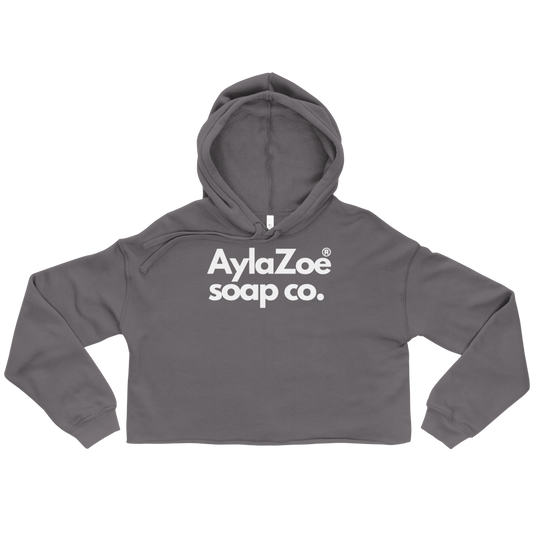 AylaZoe Soap Co. Cropped Hoodie - Storm