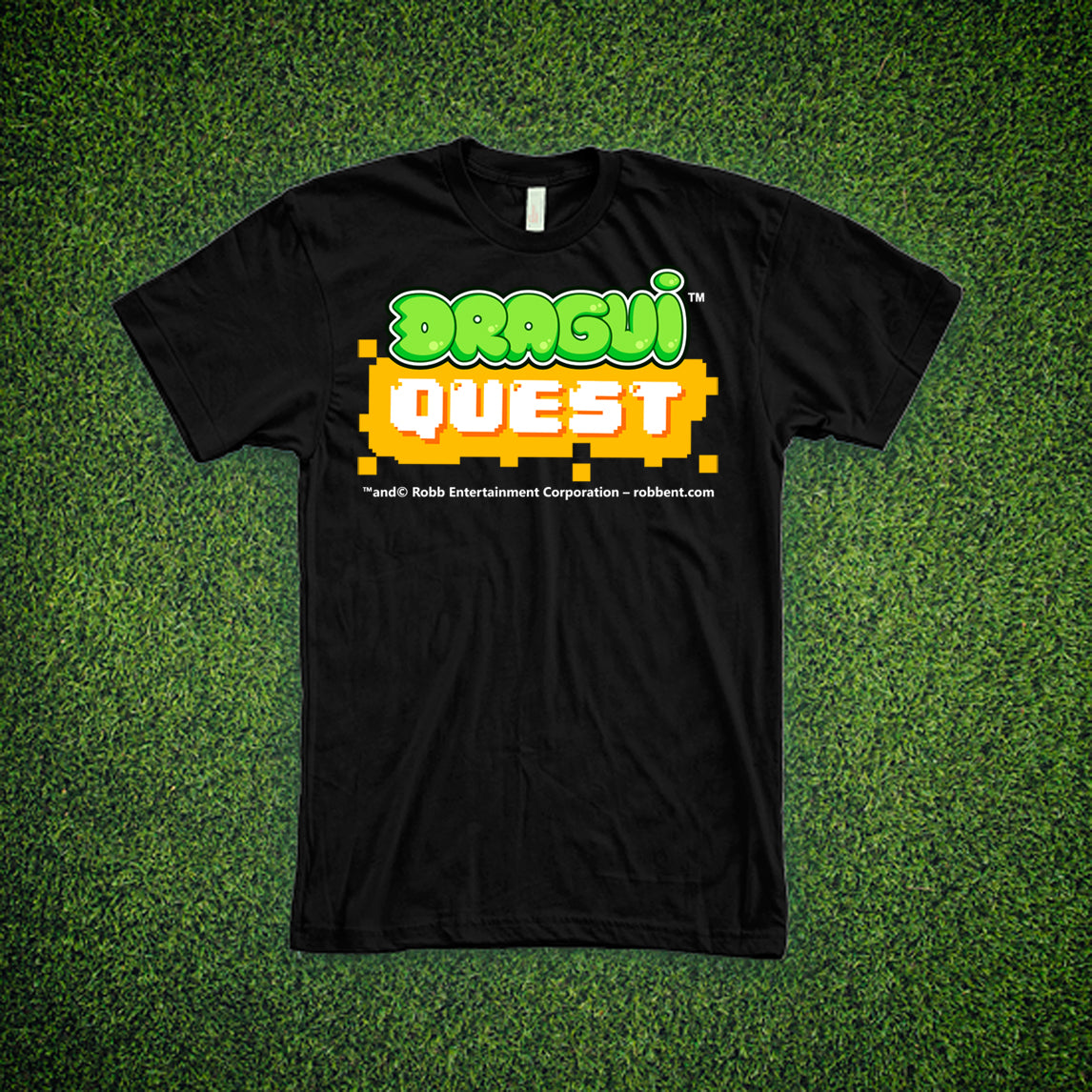Dragui Quest logo t-shirt (black)