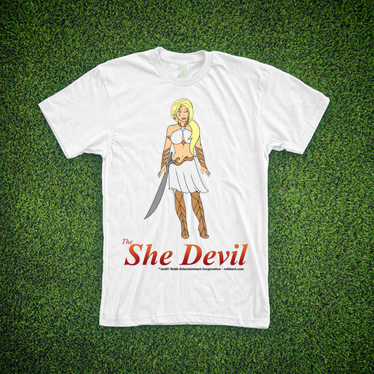 The She Devil - Azure t-shirt (white)
