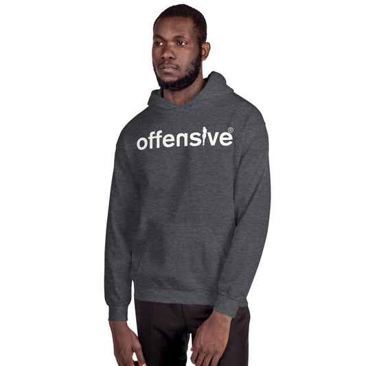 Offensive Hooded Sweater (Dark Heather)
