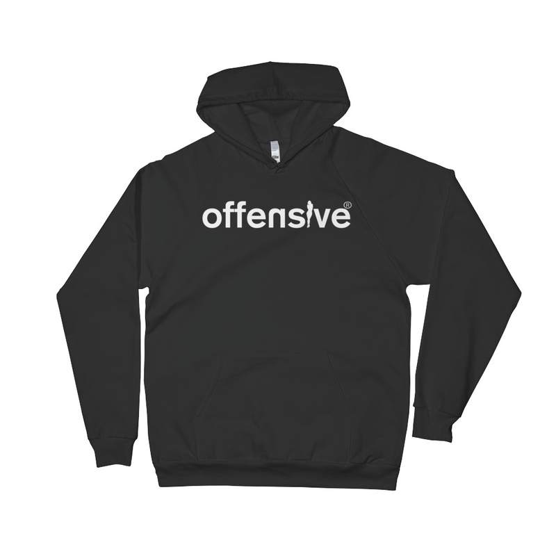 Offensive Hooded Sweater (Black)