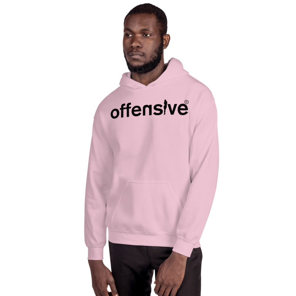 Offensive Hooded Sweater (Light Pink)