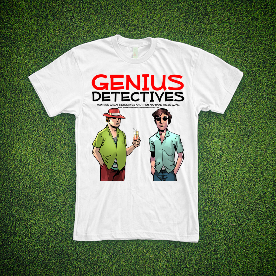 Genius Detectives duo t-shirt (white)
