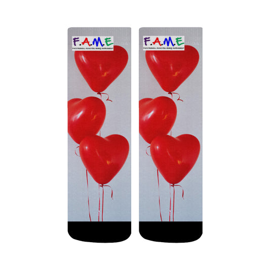 FAME - Love Balloons (crew socks)