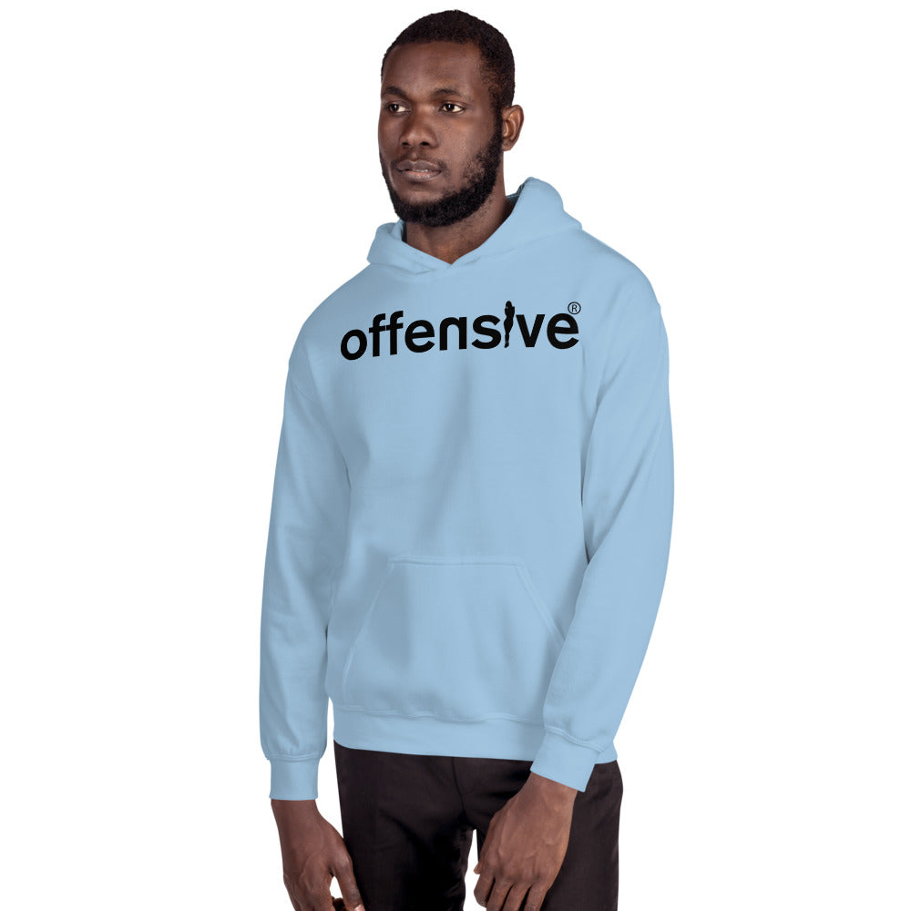 Offensive Hooded Sweater (Light Blue)