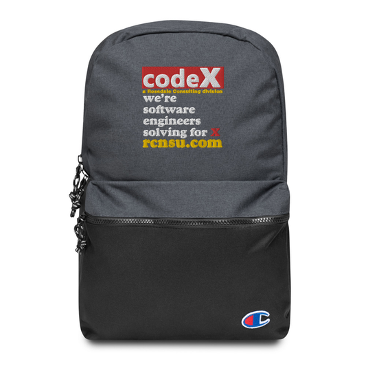 codeX X Champion backpack