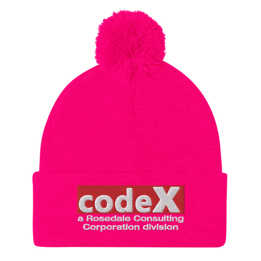codeX Pom Pom Knit Cap (pink)