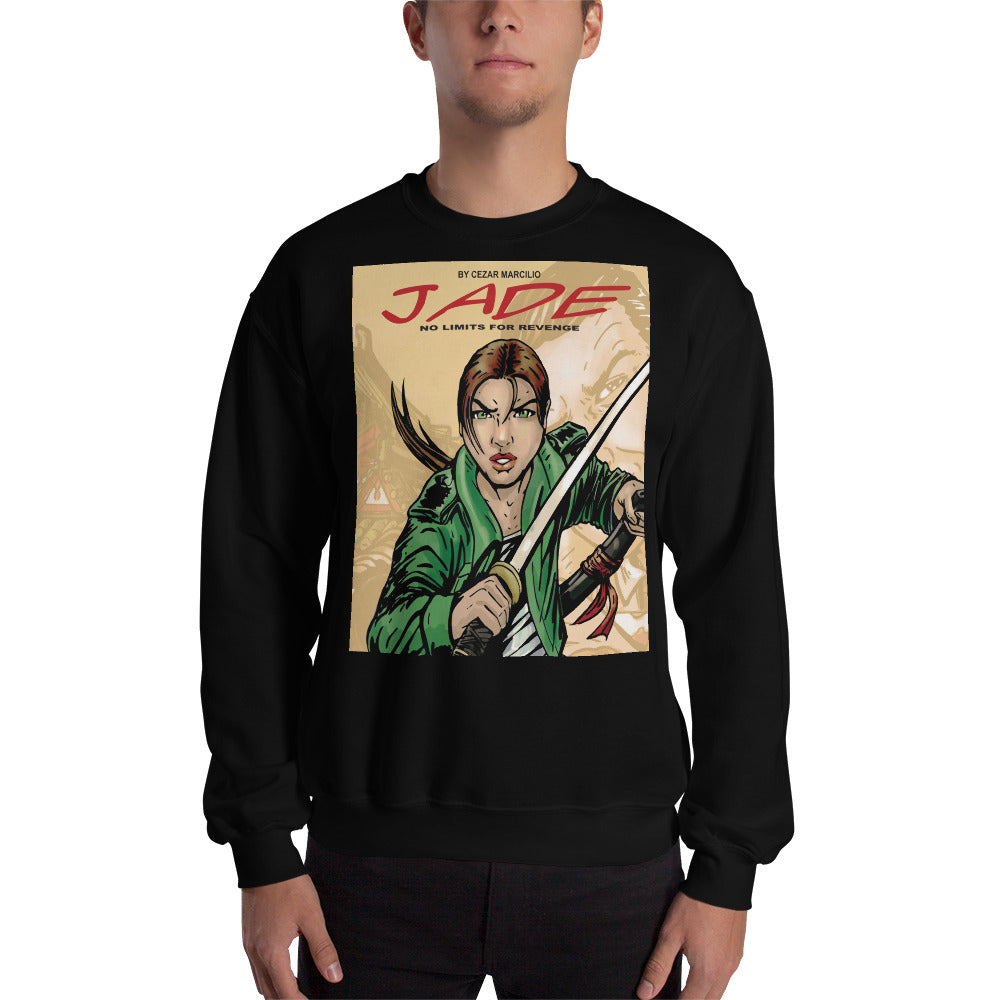 Jade Unisex Sweatshirt (black)